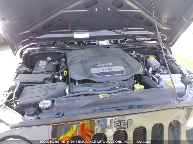 1C4AJWAG9HL751477 - 2017 JEEP WRANGLER SPORT ნაცრისფერი ფოტო 10