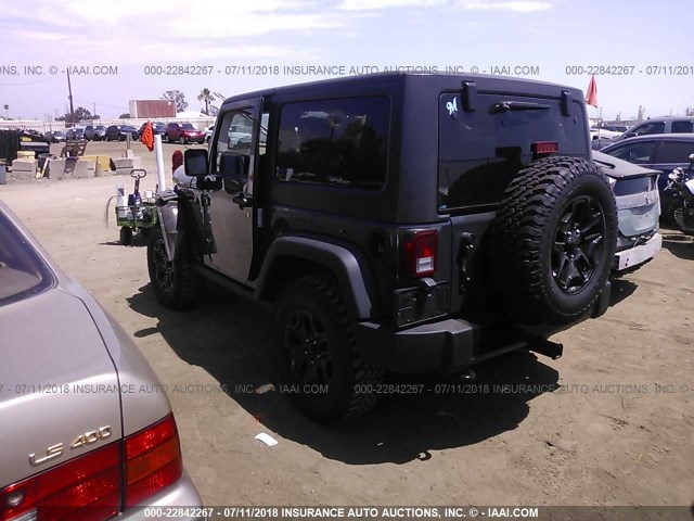 1C4AJWAG9HL751477 - 2017 JEEP WRANGLER SPORT ნაცრისფერი ფოტო 3