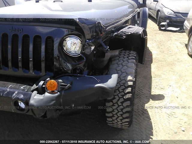 1C4AJWAG9HL751477 - 2017 JEEP WRANGLER SPORT ნაცრისფერი ფოტო 6