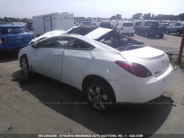 1G2ZH18NX74180309 - 2007 PONTIAC G6 GT WHITE photo 3