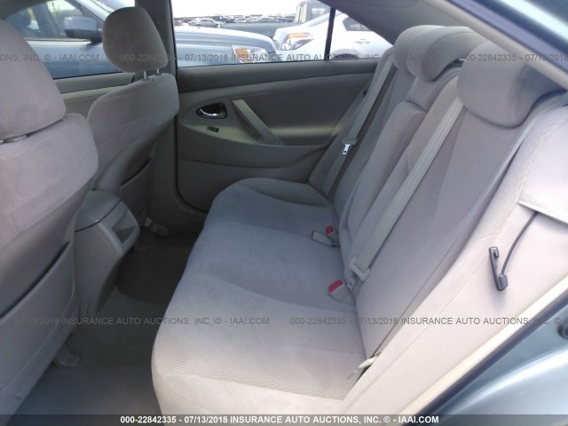 4T4BF3EK2AR032124 - 2010 TOYOTA CAMRY SE/LE/XLE TEAL photo 8