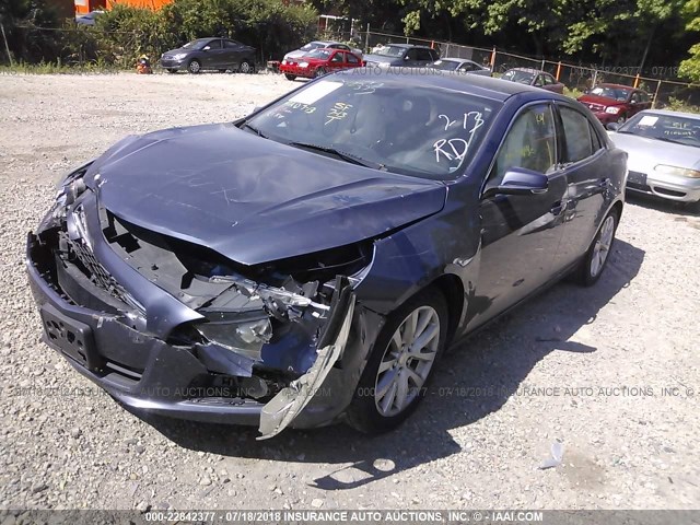1G11A5SL6FF173946 - 2015 CHEVROLET MALIBU LS 蓝色 照片 2