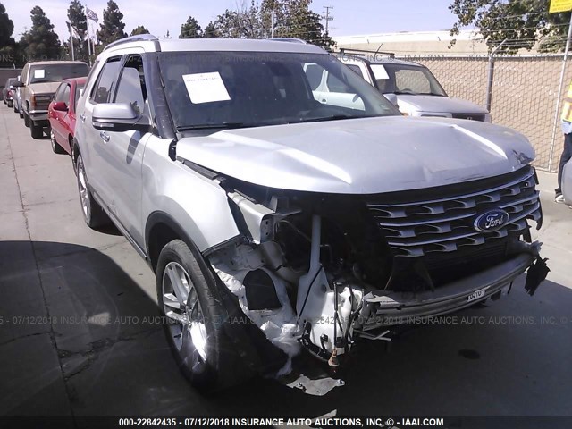 1FM5K7FH4HGA46693 - 2017 FORD EXPLORER LIMITED 银色 照片 1