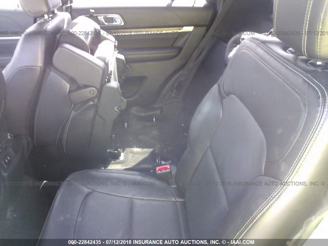 1FM5K7FH4HGA46693 - 2017 FORD EXPLORER LIMITED 银色 照片 8