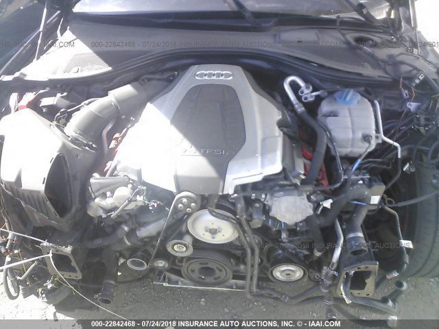 WAUHGAFC8GN057580 - 2016 AUDI A6 PRESTIGE ლურჯი ფოტო 10