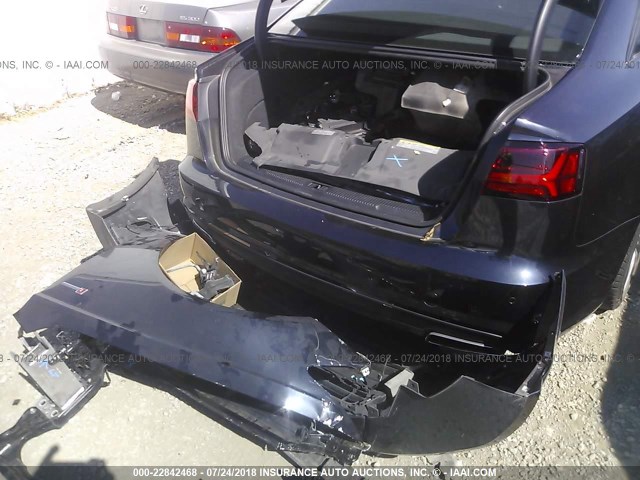 WAUHGAFC8GN057580 - 2016 AUDI A6 PRESTIGE ლურჯი ფოტო 6