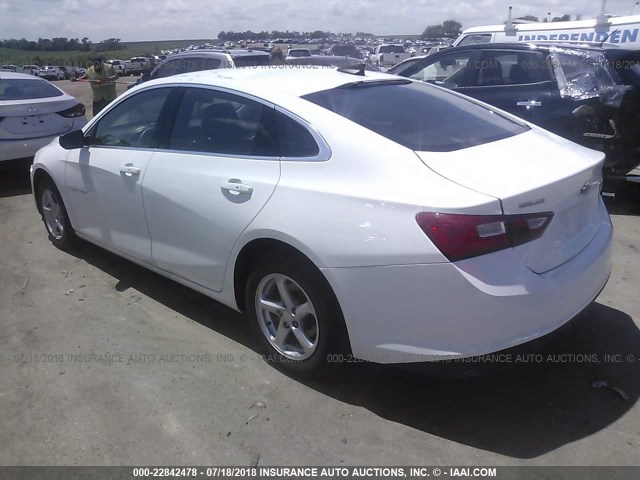 1G1ZB5ST7GF212111 - 2016 CHEVROLET MALIBU LS თეთრი ფოტო 3