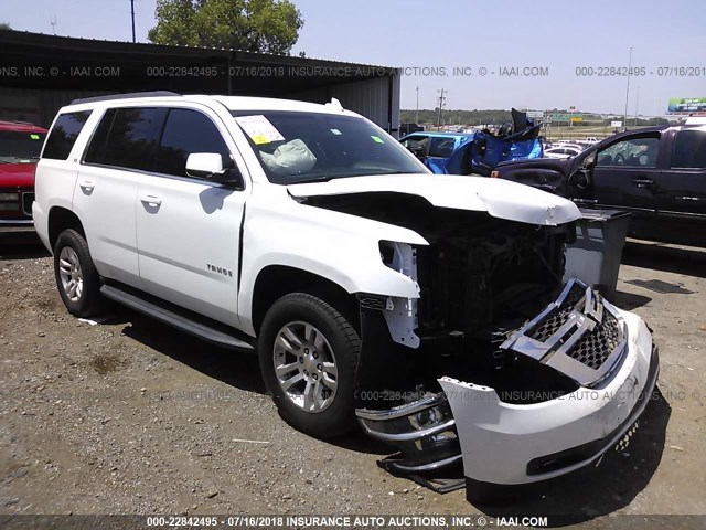 1GNSCAKC7GR172567 - 2016 CHEVROLET TAHOE C1500  LS WHITE photo 1