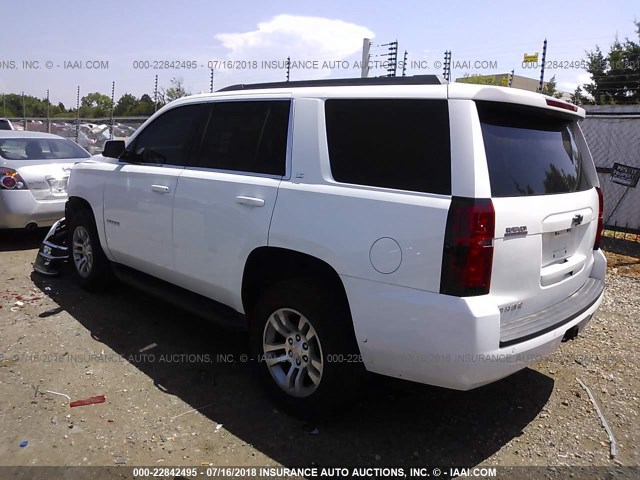 1GNSCAKC7GR172567 - 2016 CHEVROLET TAHOE C1500  LS WHITE photo 3