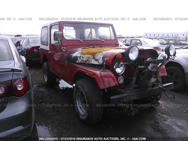 J8A93EH026325 - 1978 JEEP CJ-8 SCRAMBLER  RED photo 1