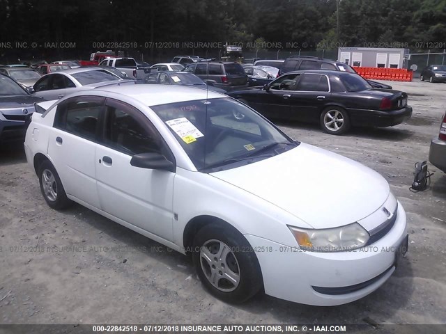 1G8AG52F53Z106971 - 2003 SATURN ION LEVEL 1 WHITE photo 1