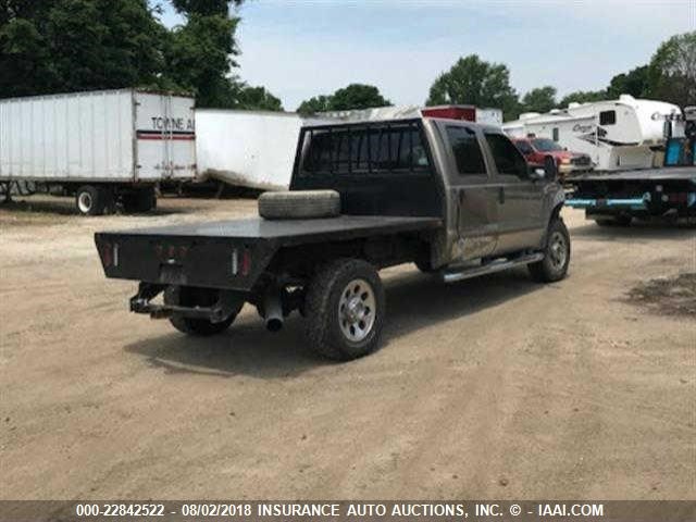 1FTWW31P66EC87331 - 2006 FORD F350 SRW SUPER DUTY GOLD photo 4