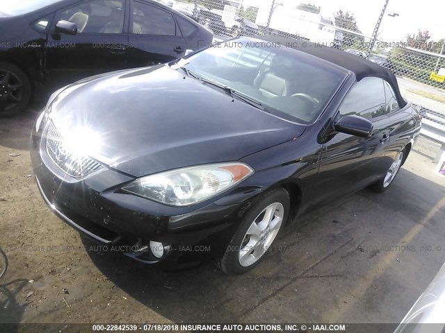 4T1FA38P46U090700 - 2006 TOYOTA CAMRY SOLARA SE/SLE შავი ფოტო 2