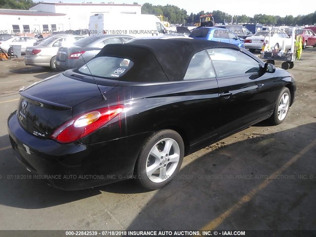 4T1FA38P46U090700 - 2006 TOYOTA CAMRY SOLARA SE/SLE შავი ფოტო 4