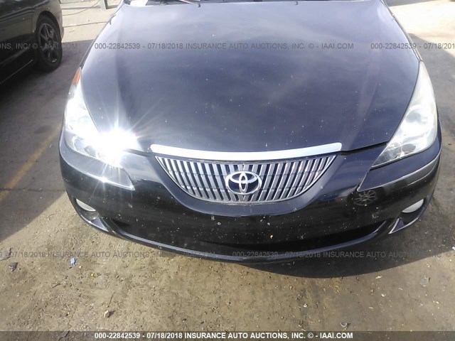 4T1FA38P46U090700 - 2006 TOYOTA CAMRY SOLARA SE/SLE შავი ფოტო 6