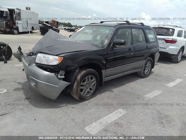 JF1SG67627H740507 - 2007 SUBARU FORESTER 2.5X LL BEAN BLACK photo 2