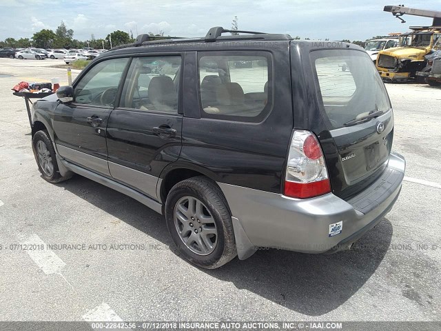 JF1SG67627H740507 - 2007 SUBARU FORESTER 2.5X LL BEAN BLACK photo 3