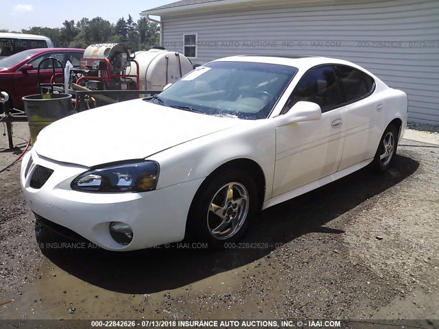 2G2WS522841358316 - 2004 PONTIAC GRAND PRIX GT2 თეთრი ფოტო 2