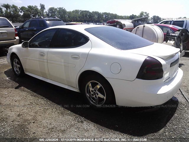 2G2WS522841358316 - 2004 PONTIAC GRAND PRIX GT2 თეთრი ფოტო 3
