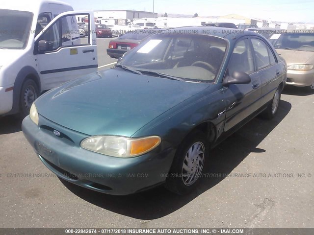 1FAFP13P4WW243293 - 1998 FORD ESCORT SE/SPORT GREEN photo 2