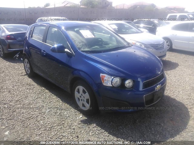 1G1JA6SG1D4257688 - 2013 CHEVROLET SONIC LS 蓝色 照片 1