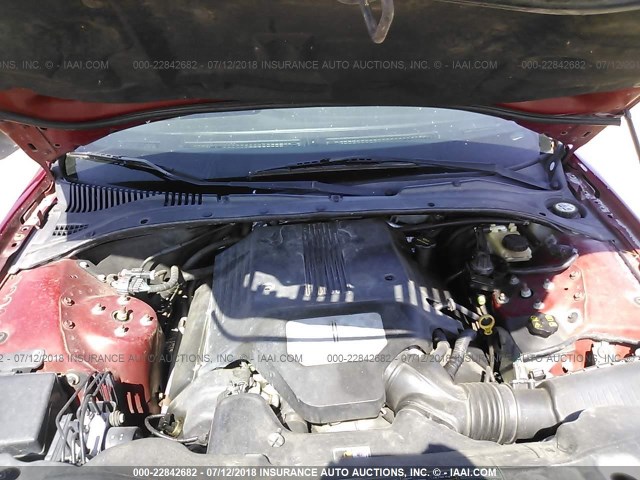 1LNFM87A16Y625492 - 2006 LINCOLN LS 勃艮第红 照片 10