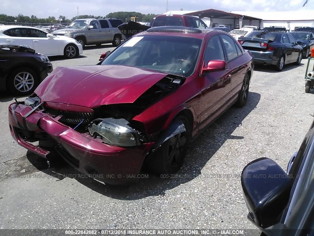 1LNFM87A16Y625492 - 2006 LINCOLN LS 勃艮第红 照片 2