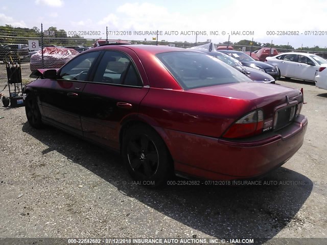 1LNFM87A16Y625492 - 2006 LINCOLN LS 勃艮第红 照片 3