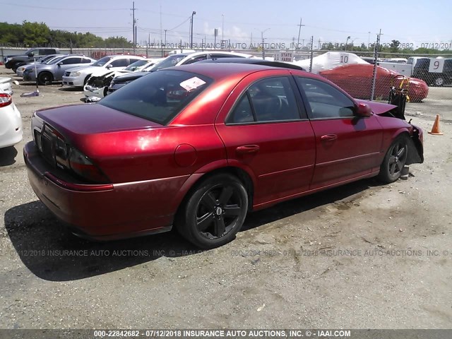 1LNFM87A16Y625492 - 2006 LINCOLN LS 勃艮第红 照片 4