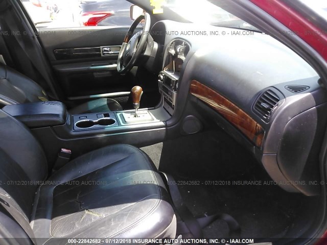 1LNFM87A16Y625492 - 2006 LINCOLN LS 勃艮第红 照片 5