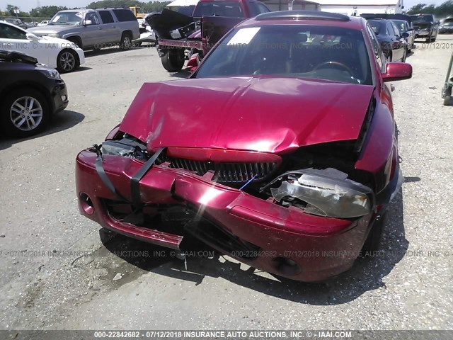 1LNFM87A16Y625492 - 2006 LINCOLN LS 勃艮第红 照片 6