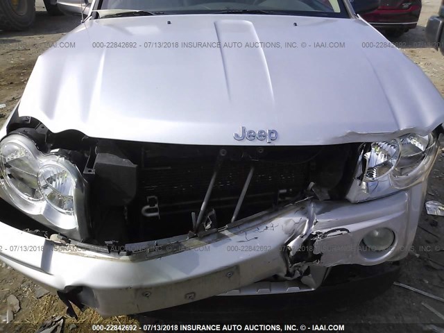 1J8GS48K07C538642 - 2007 JEEP GRAND CHEROKEE LAREDO/COLUMBIA/FREEDOM 银色 照片 6