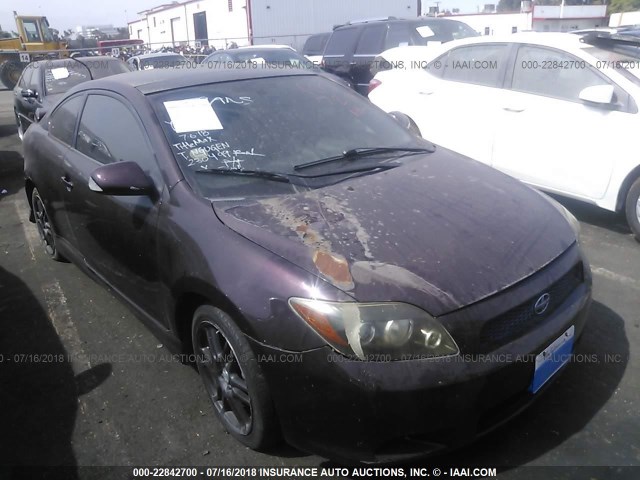 JTKDE167180230499 - 2008 TOYOTA SCION TC 紫色 照片 1