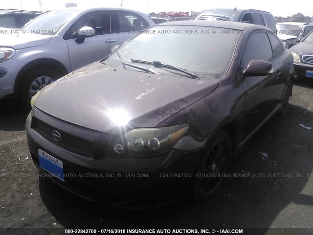 JTKDE167180230499 - 2008 TOYOTA SCION TC 紫色 照片 2