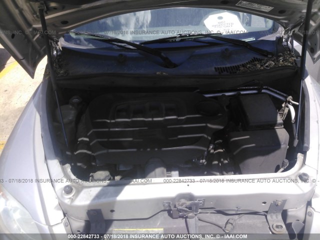 3GNDA13D36S547694 - 2006 CHEVROLET HHR LS SILVER photo 10