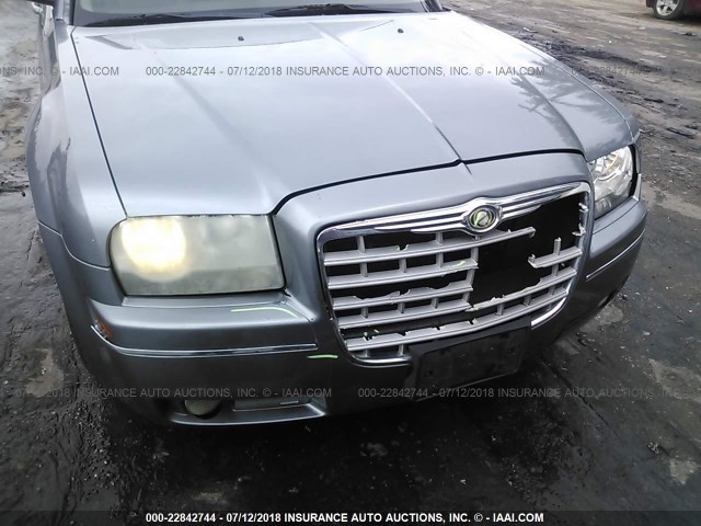 2C3KA53GX6H467270 - 2006 CHRYSLER 300 TOURING GRAY photo 6