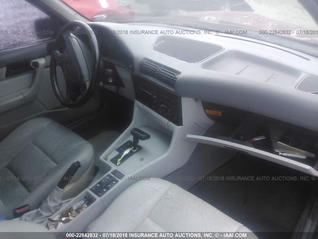 WBAHD631XNBJ71202 - 1992 BMW 525 I AUTOMATIC MAROON photo 5