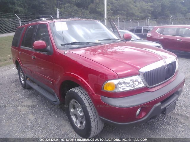 5LMPU28L7WLJ45727 - 1998 LINCOLN NAVIGATOR 红色 照片 1