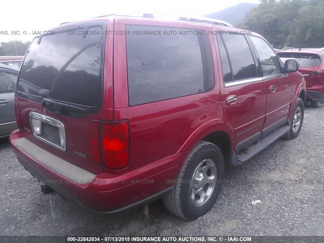 5LMPU28L7WLJ45727 - 1998 LINCOLN NAVIGATOR 红色 照片 4