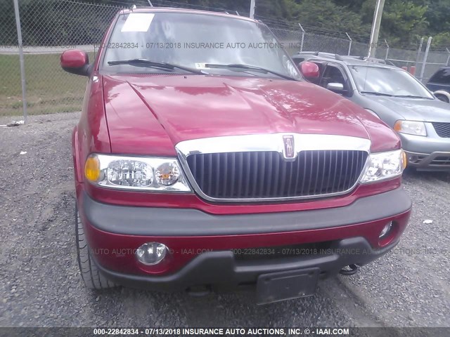 5LMPU28L7WLJ45727 - 1998 LINCOLN NAVIGATOR 红色 照片 6