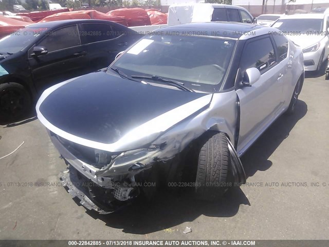 JTKJF5C78C3033106 - 2012 TOYOTA SCION TC 灰色 照片 2