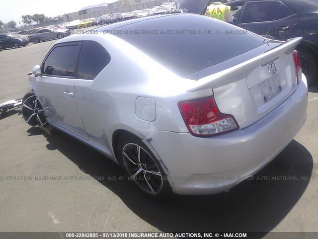 JTKJF5C78C3033106 - 2012 TOYOTA SCION TC 灰色 照片 3