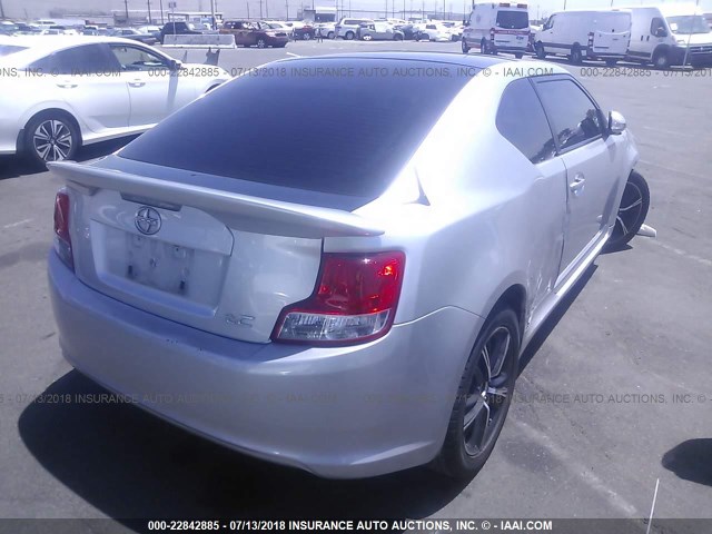 JTKJF5C78C3033106 - 2012 TOYOTA SCION TC 灰色 照片 4