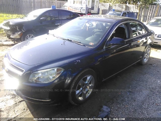 1G1ZH57B19F208895 - 2009 CHEVROLET MALIBU 1LT 深蓝色 照片 2