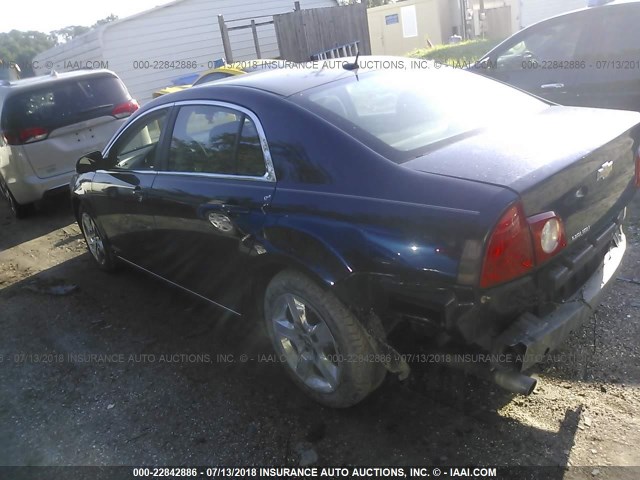 1G1ZH57B19F208895 - 2009 CHEVROLET MALIBU 1LT 深蓝色 照片 3