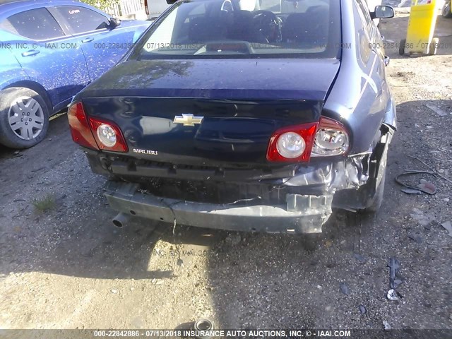 1G1ZH57B19F208895 - 2009 CHEVROLET MALIBU 1LT 深蓝色 照片 6