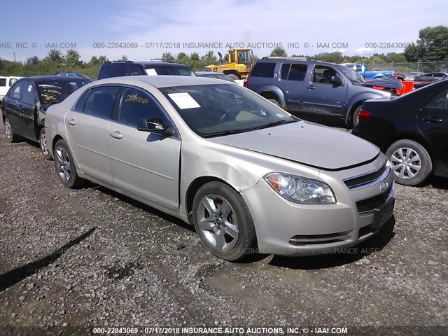 1G1ZH57B39F116588 - 2009 CHEVROLET MALIBU 1LT TAN photo 1