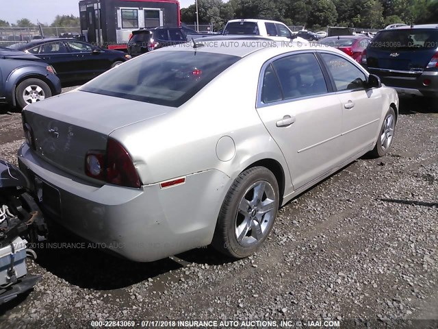 1G1ZH57B39F116588 - 2009 CHEVROLET MALIBU 1LT TAN photo 4