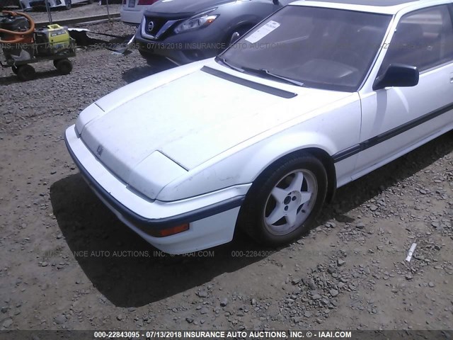 JHMBA4143KC023593 - 1989 HONDA PRELUDE SI WHITE photo 6