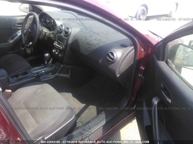 1G2ZF57B184287593 - 2008 PONTIAC G6 VALUE LEADER/BASE MAROON photo 5